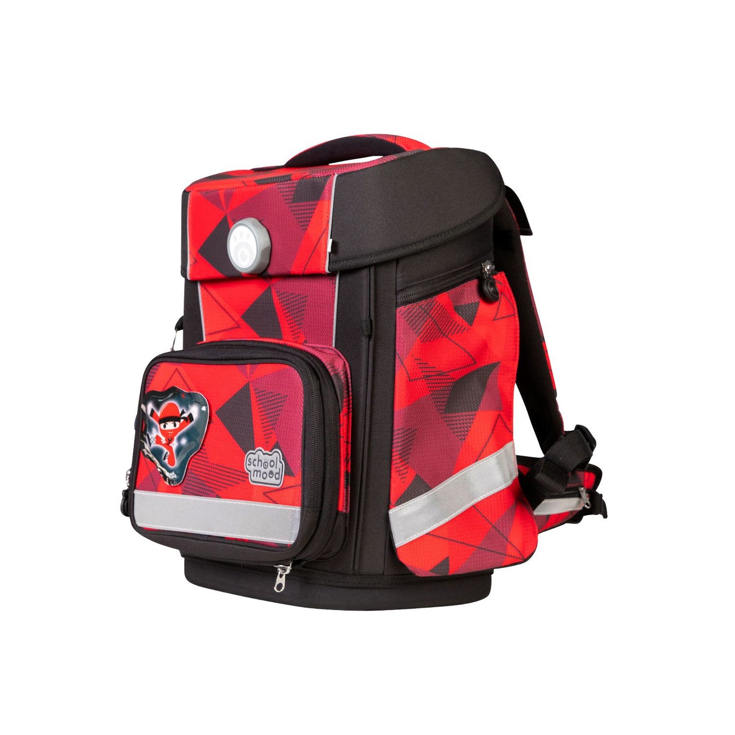 School-Mood Champion Maxx Pro Kai (Ninja), 7-tlg. Schulranzenset