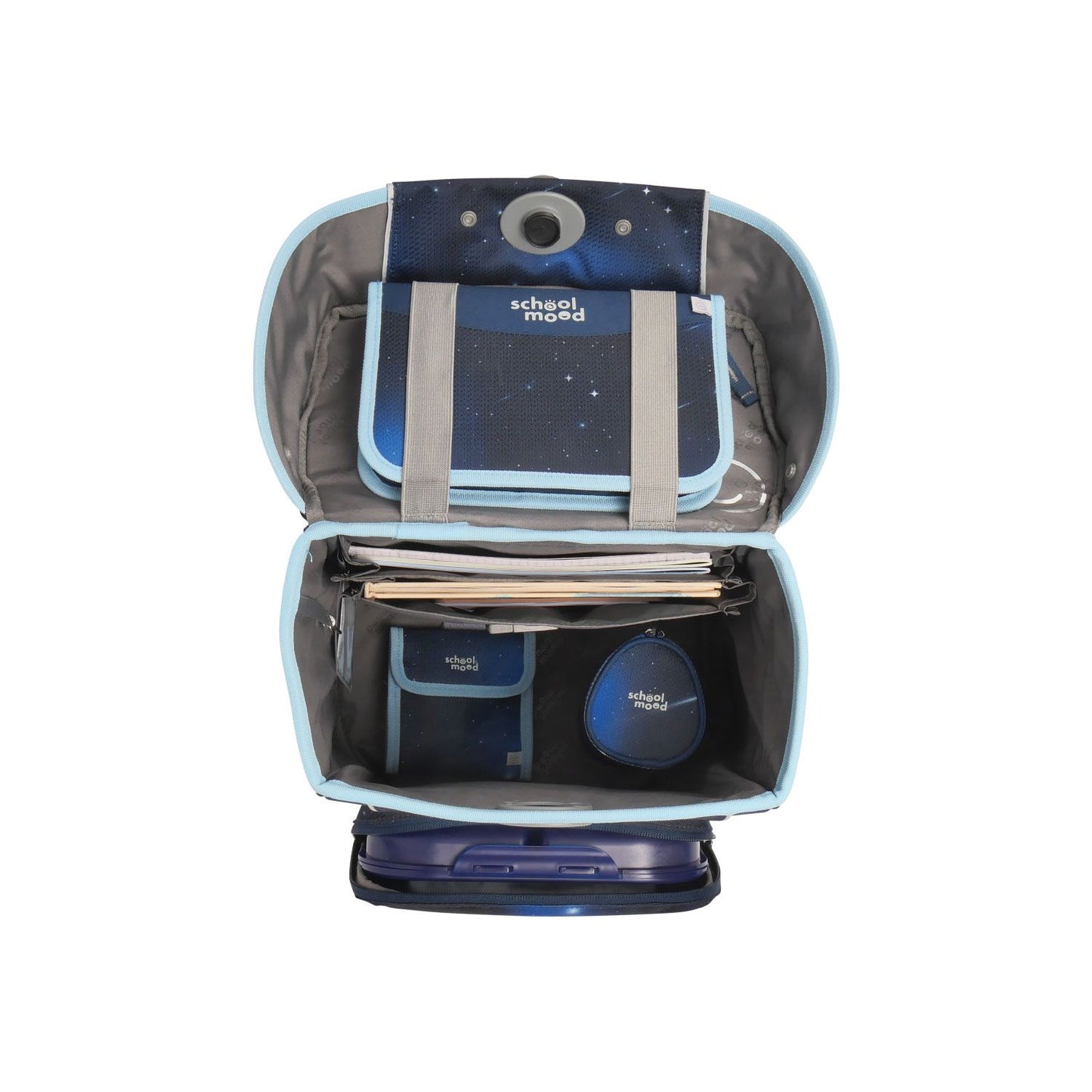 School-Mood Champion Maxx Pro Moritz (Weltall), 7-tlg. Schulranzenset