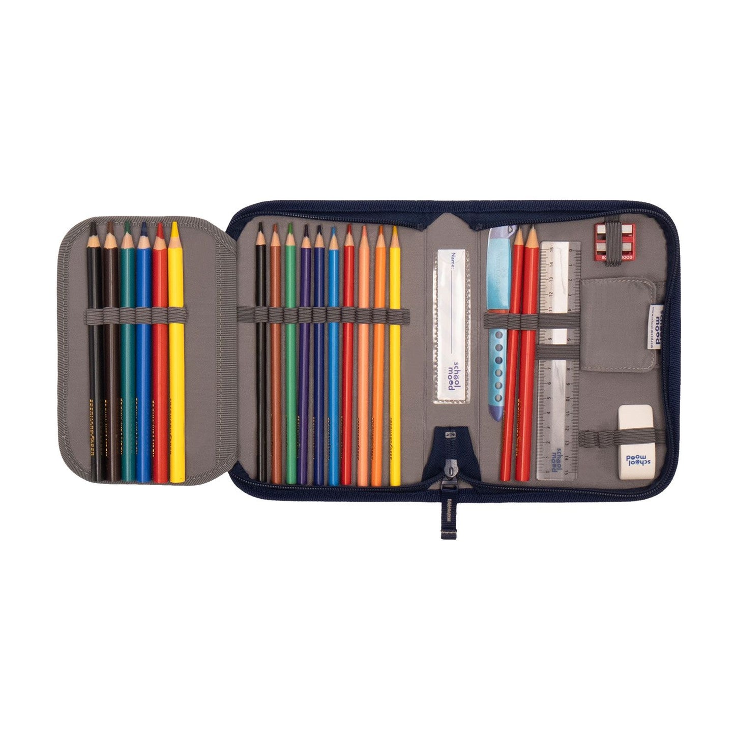 School-Mood Timeless Pro Felix (Wolf), 7-tlg. Schulranzenset