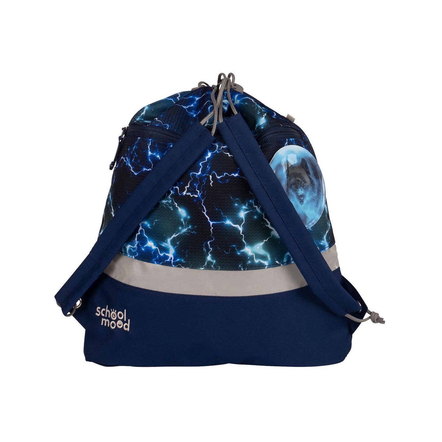 School-Mood Timeless Pro Felix (Wolf), 7-tlg. Schulranzenset