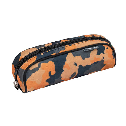 Belmil Motion Schulranzen Set 5-teilig "Orange Camouflage" mit Brustgurt 19 Liter