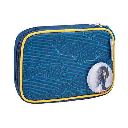 Belmil Smarty ergonomisches Schulranzen Set 5-teilig "Waves Orange"