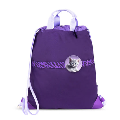 Premium Belmil Schulranzen-Set für Mädchen – Maxi Plus Twilight Charm Schulranzen-Set 6-teilig