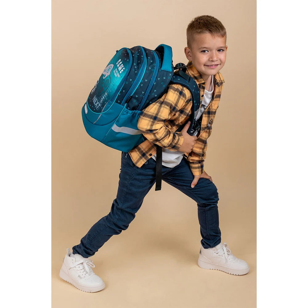 Belmil Schulrucksack "Next Level" mit Brustgurt 19 Liter