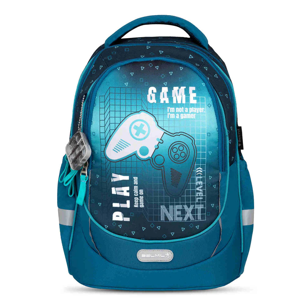 Belmil Schulrucksack "Next Level" mit Brustgurt 19 Liter