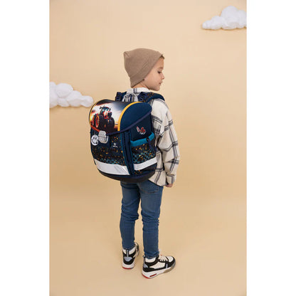 Belmil Classy ergonomisches Schulranzen-Set 4-teilig "Tractron" mit Brustgurt