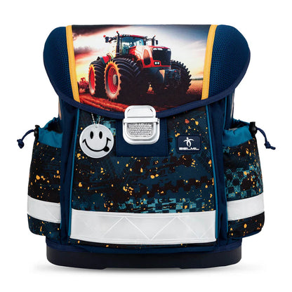 Belmil Classy ergonomisches Schulranzen-Set 4-teilig "Tractron" mit Brustgurt