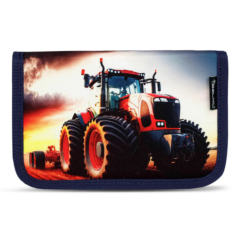 Belmil Classy ergonomisches Schulranzen-Set 4-teilig "Tractron" mit Brustgurt