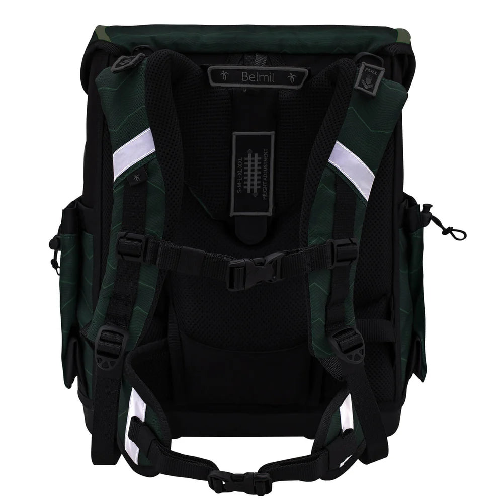 Belmil Compact Plus Premium Schulranzen Set 5-teilig "Twist of Lime"