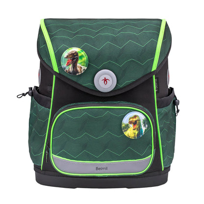 Belmil Compact Plus Premium Schulranzen Set 5-teilig "Twist of Lime"