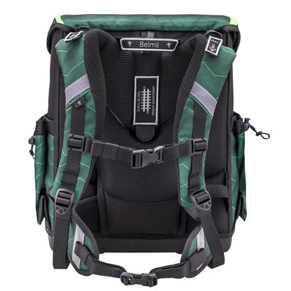 Belmil Compact Plus Premium Schulranzen Set 5-teilig "Twist of Lime"