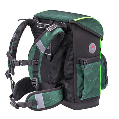 Belmil Compact Plus Premium Schulranzen Set 5-teilig "Twist of Lime"