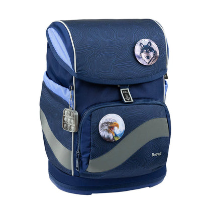 Belmil Smarty Plus Premium Schulranzen Set 5-teilig "Topographic"