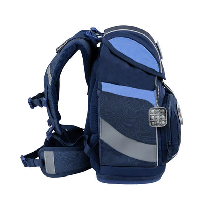 Belmil Smarty Plus Premium Schulranzen Set 5-teilig "Topographic"