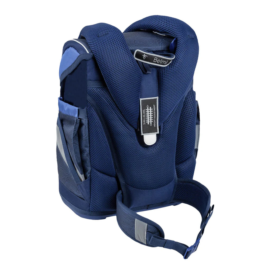 Belmil Smarty Plus Premium Schulranzen Set 5-teilig "Topographic"