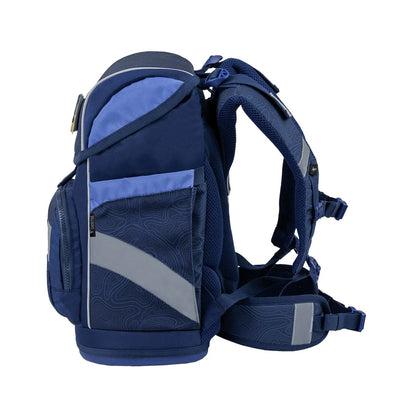 Belmil Smarty Plus Premium Schulranzen Set 5-teilig "Topographic"