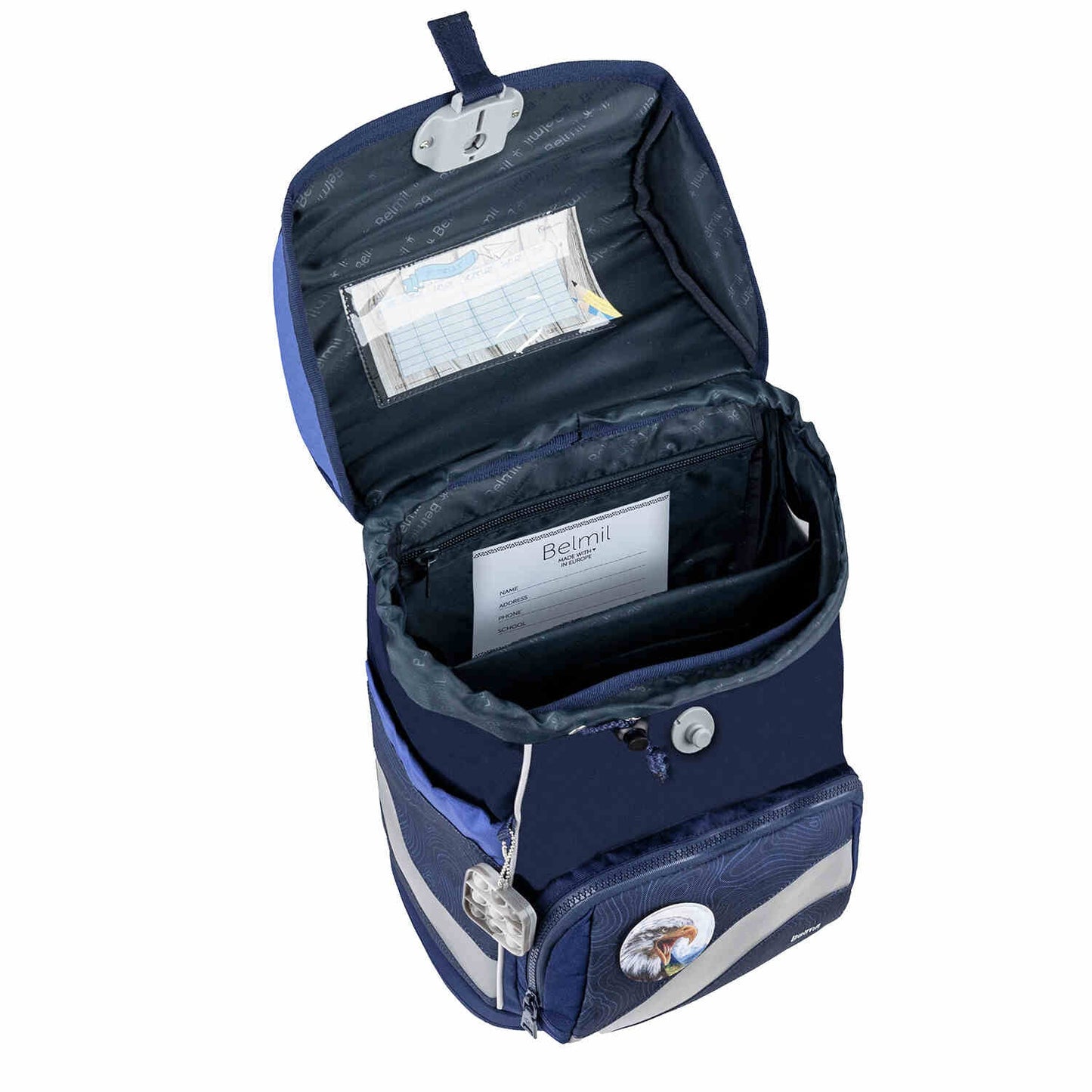 Belmil Smarty Plus Premium Schulranzen Set 5-teilig "Topographic"