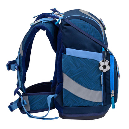 Belmil Smarty ergonomisches Schulranzen Set 5-teilig "Blue Motion"