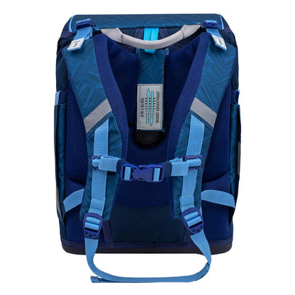Belmil Smarty ergonomisches Schulranzen Set 5-teilig "Blue Motion"