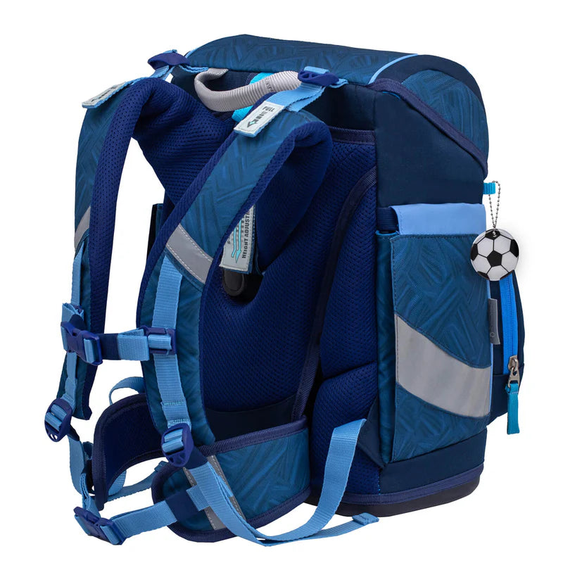 Belmil Smarty ergonomisches Schulranzen Set 5-teilig "Blue Motion"