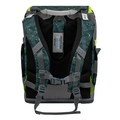 Belmil Smarty ergonomisches Schulranzen Set 5-teilig "Green Splash"