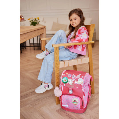Belmil Comfy Plus Premium Schulranzen Set 5-teilig "Rose Quartz"