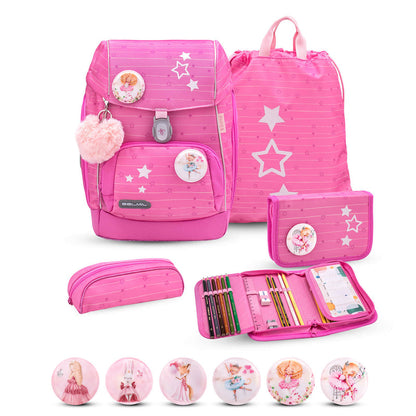 Belmil Comfy Plus Premium Schulranzen Set 5-teilig "Candy"