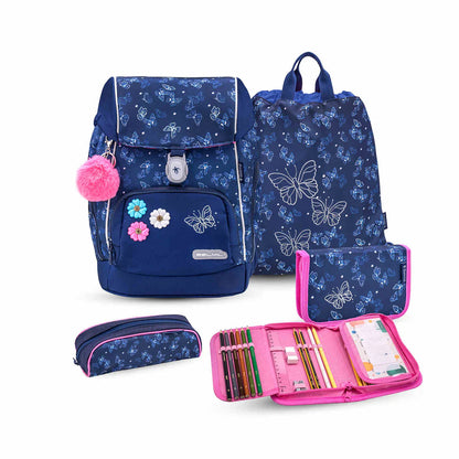 Belmil Comfy Plus Premium Schulranzen Set 4-teilig "Sapphire"