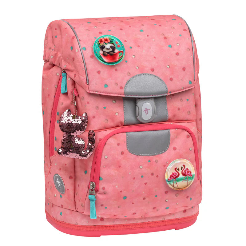 Belmil Motion ergonomisches Schulranzen Set 5-teilig "Blue Bird"