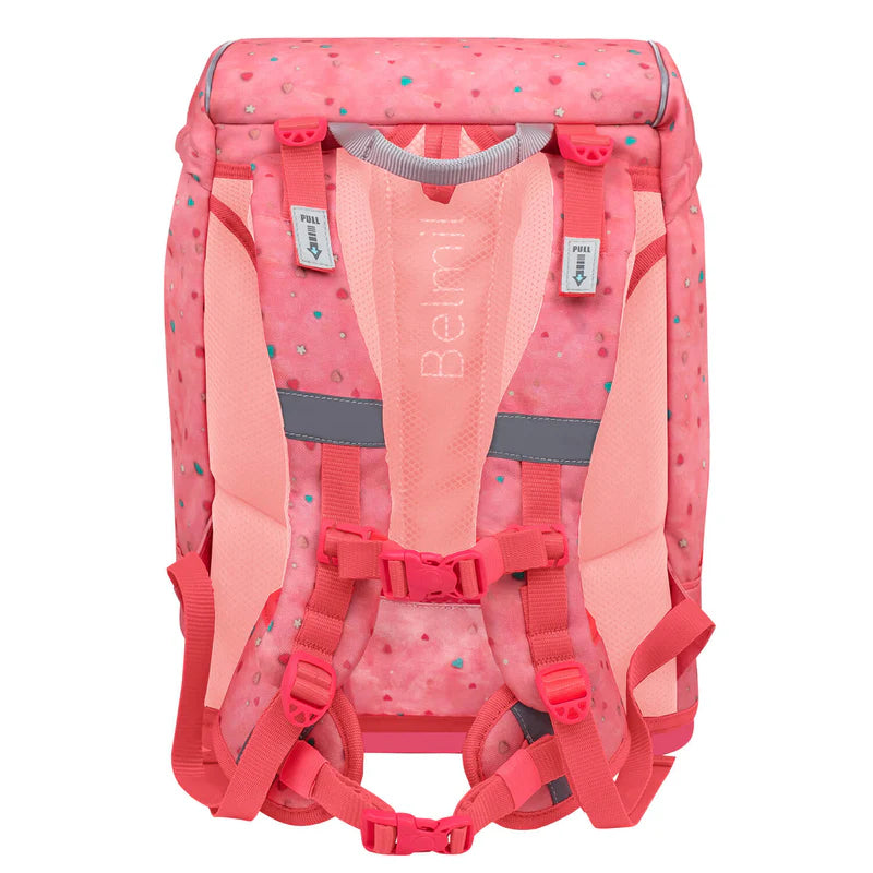 Belmil Motion ergonomisches Schulranzen Set 5-teilig "Blue Bird"