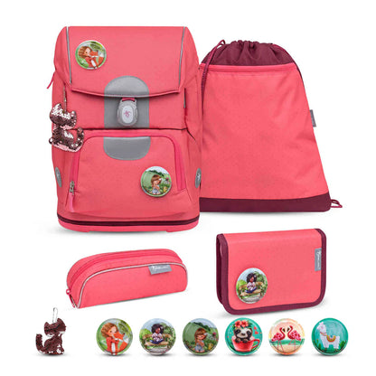 Belmil Motion ergonomisches Schulranzen Set 5-teilig "Sweet Candy"