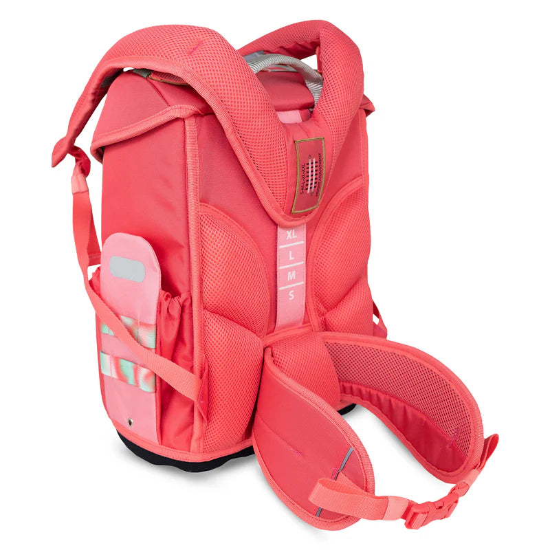 Premium Belmil Schulranzen-Set für Mädchen – Maxi Plus Aurora Schulranzen-Set 6-teilig