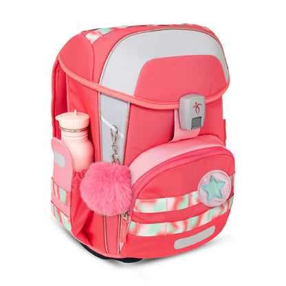 Premium Belmil Schulranzen-Set für Mädchen – Maxi Plus Aurora Schulranzen-Set 6-teilig