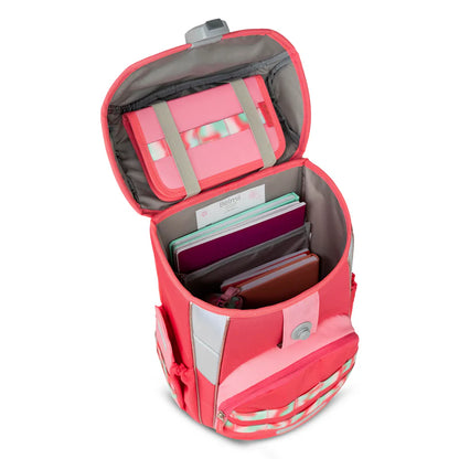 Premium Belmil Schulranzen-Set für Mädchen – Maxi Plus Aurora Schulranzen-Set 6-teilig