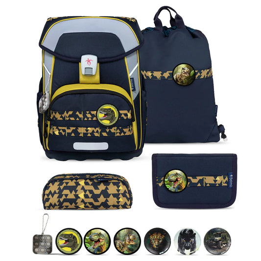 Premium Belmil Schulranzen-Set für Jungen – Maxi Plus Explorer Schulranzen-Set 6-teilig (Kopie)