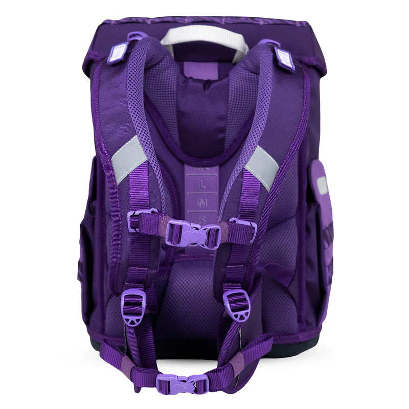 Premium Belmil Schulranzen-Set für Mädchen – Maxi Plus Twilight Charm Schulranzen-Set 6-teilig