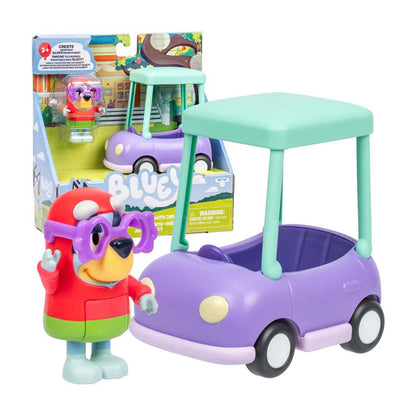 Moose Toys Bluey Spielset - Oma Auto mit Janet