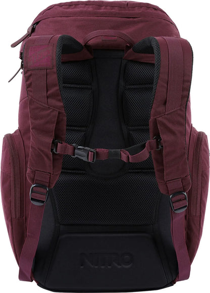 NITRO Freizeitrucksack mit Laptopfach Urban Collection Weekender weinrot