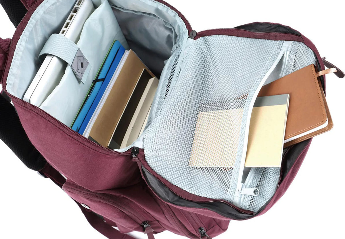 NITRO Freizeitrucksack mit Laptopfach Urban Collection Weekender weinrot