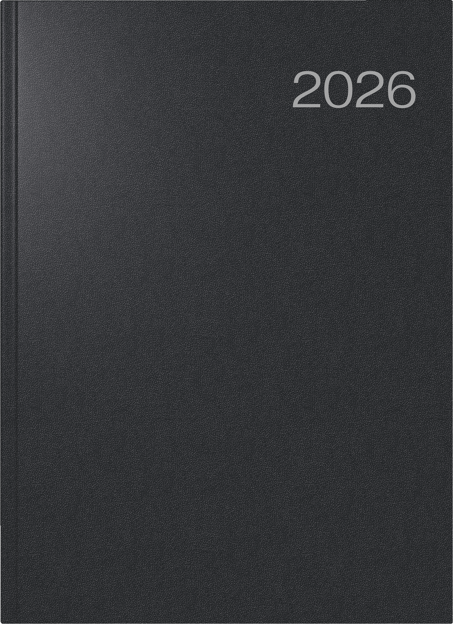BRUNNEN Buchkalender Jahr 2026  A4 Kunststoff schwarz Mod. Conform