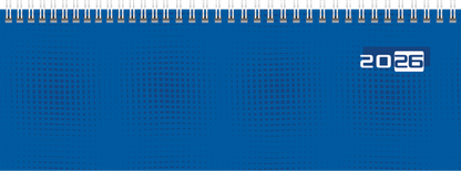 BRUNNEN Querterminbuch Jahr 2026 297 × 105 mm Karton blau Mod. semana