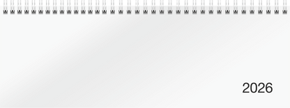 BRUNNEN Querterminbuch Jahr 2026 297 × 105 mm Karton weiß Mod. Sequenz