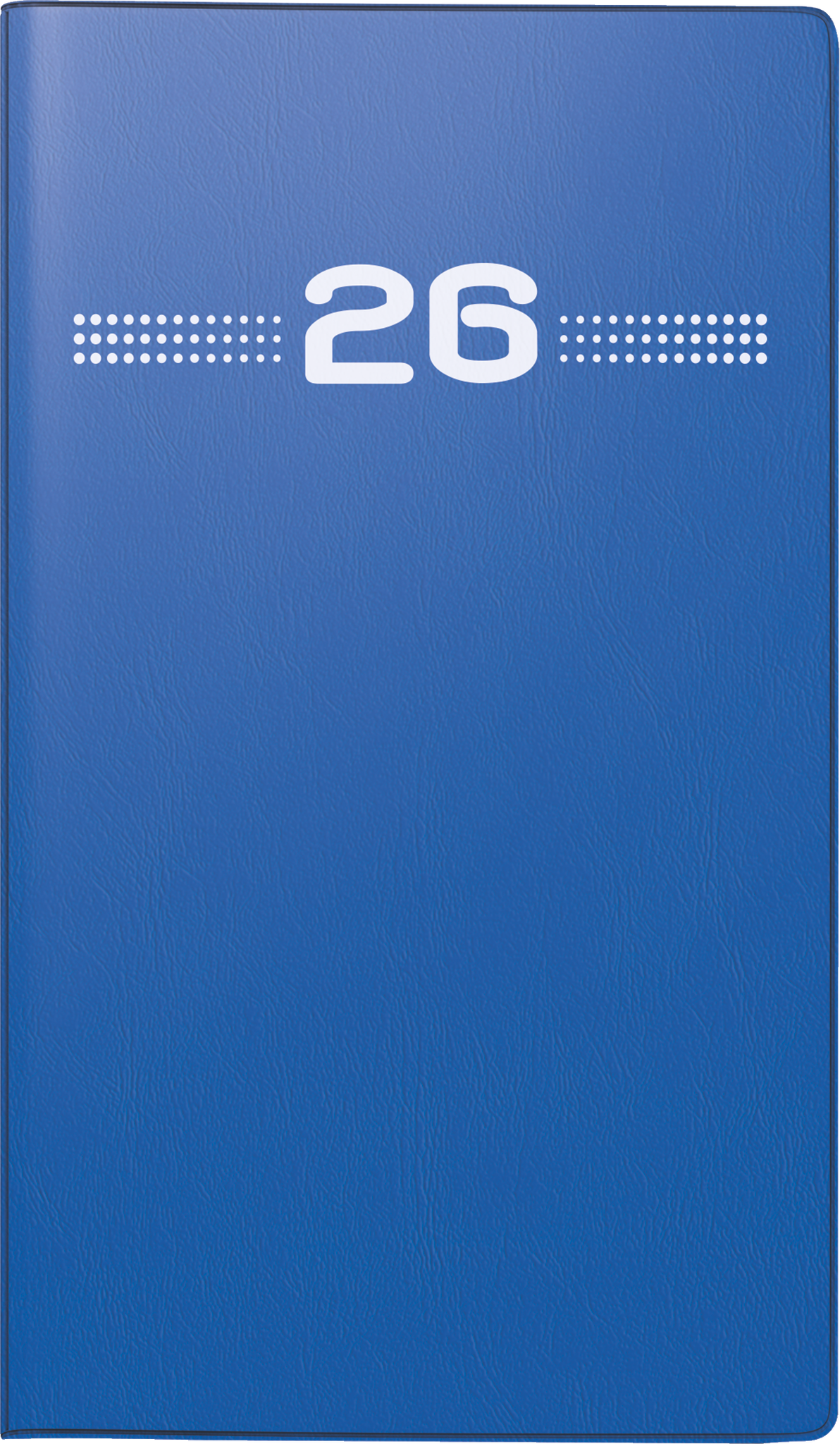 BRUNNEN Taschenkalender Jahr 2026  A6 Kunststoff blau Mod. Miniplaner d 15