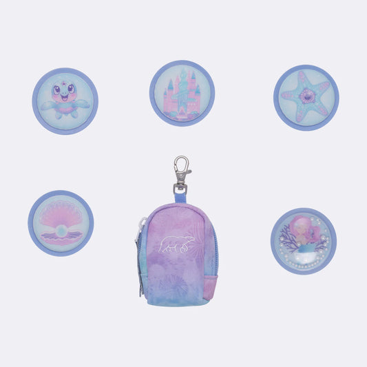 Mini Rucksack mit Buttons, Seashell