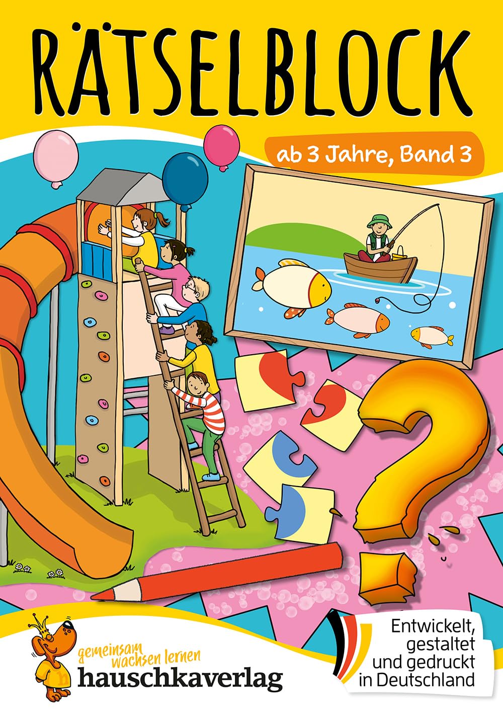 Hauschka Verlag Rätselblock ab 3 Jahre, Band 3