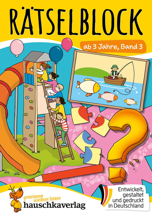 Hauschka Verlag Rätselblock ab 3 Jahre, Band 3