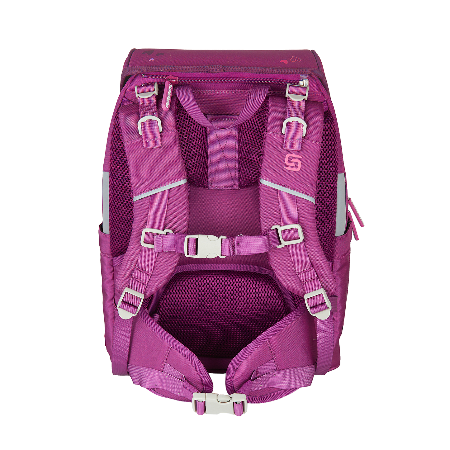 Schneiders Ergojet Mädchen Schultasche Purple Hearts