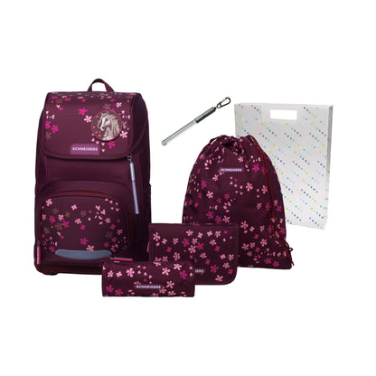 Schneiders Ergoplus Mädchen Schultasche Berry Blossom