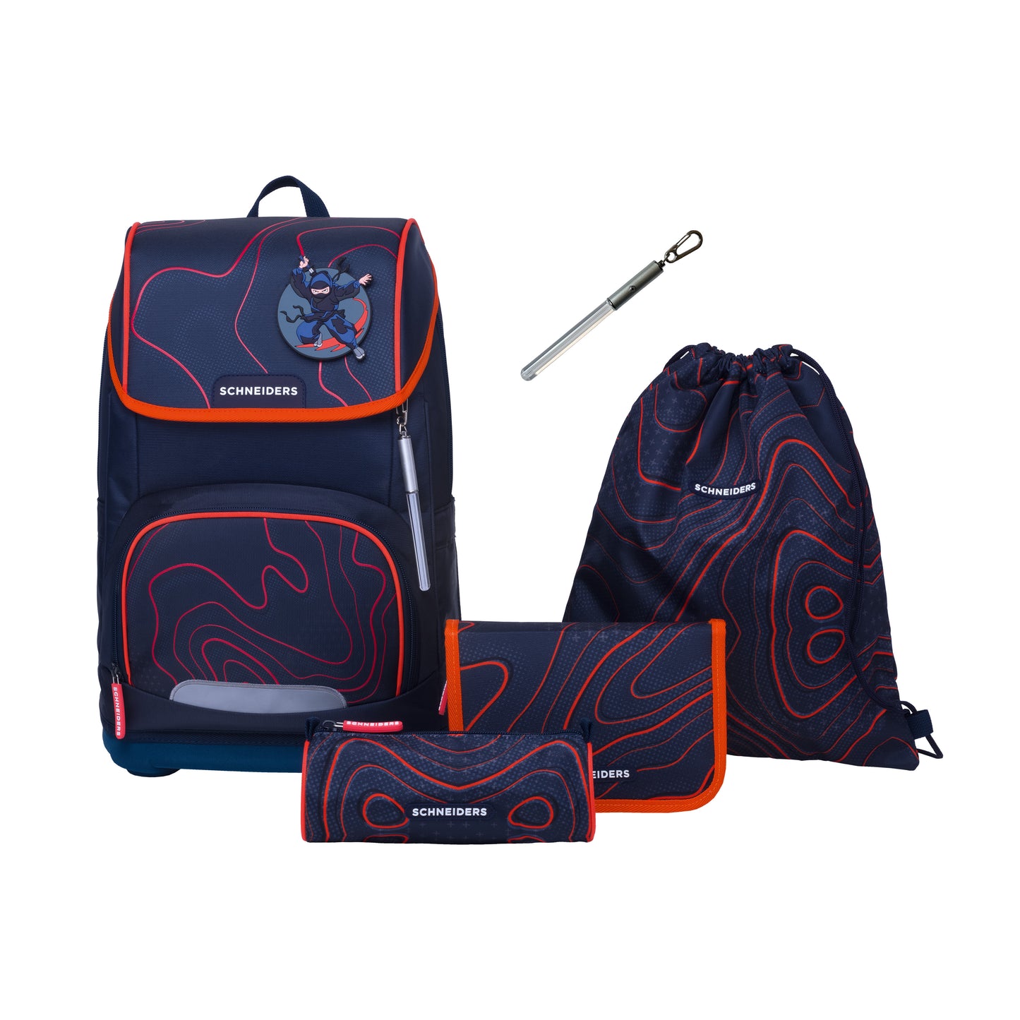 Schneiders Ergoplus Jungen Schultasche Ninja Revenge