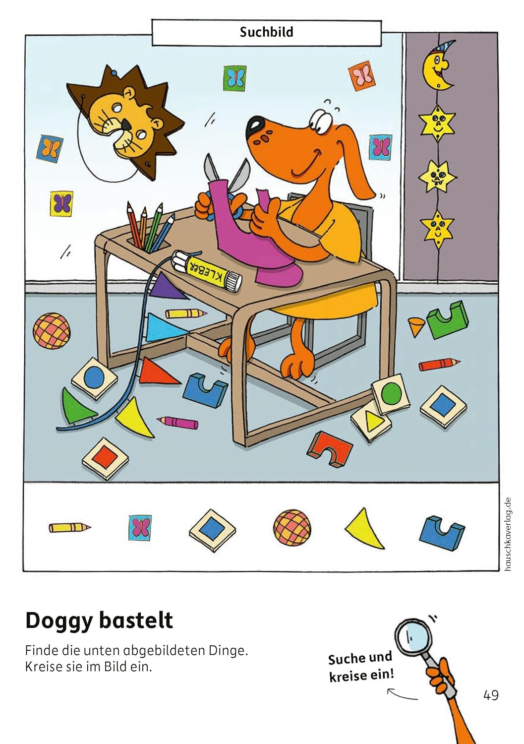 Hauschka Verlag Kindergartenblock - Rätselspaß, Konzentration und Logig ab 4 Jahre